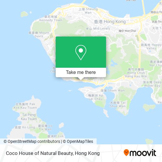 Coco House of Natural Beauty map