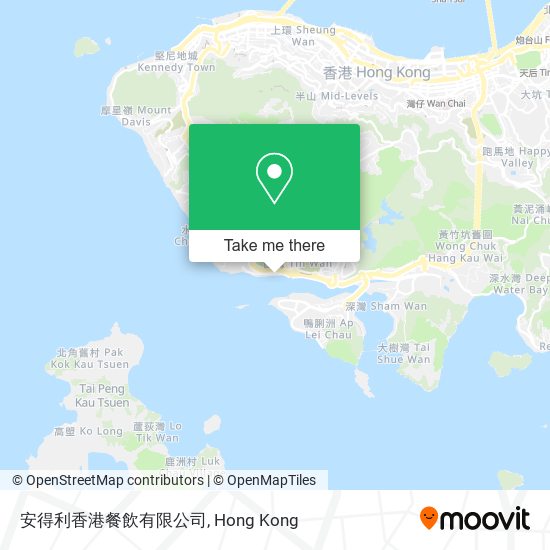 安得利香港餐飲有限公司 map