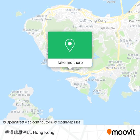香港瑞思酒店 map
