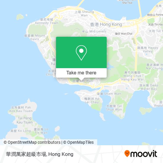 華潤萬家超級市場 map