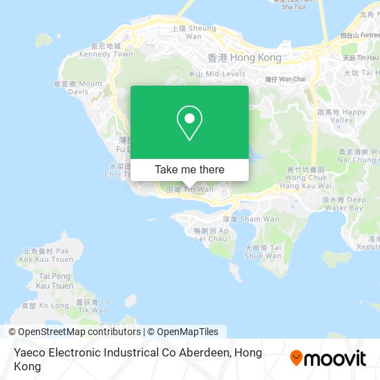 Yaeco Electronic Industrical Co Aberdeen地圖