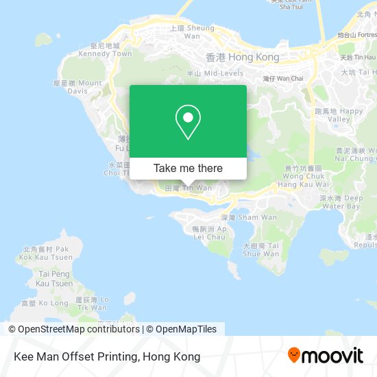 Kee Man Offset Printing map