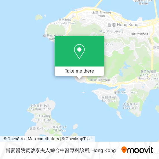 博愛醫院黃啟泰夫人綜合中醫專科診所地圖