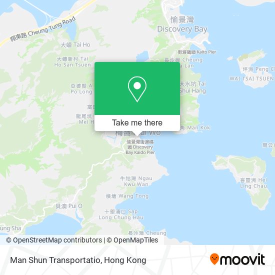 Man Shun Transportatio map