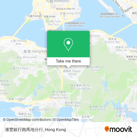 滙豐銀行跑馬地分行地圖