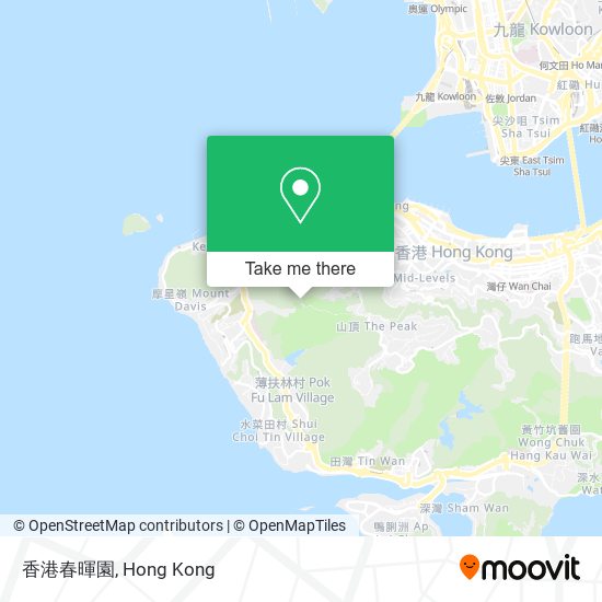 香港春暉園地圖