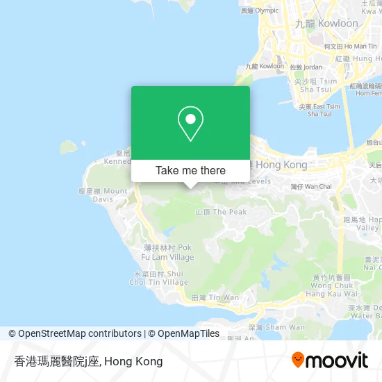 香港瑪麗醫院j座地圖