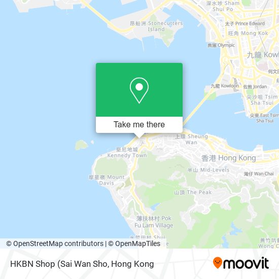 HKBN Shop map