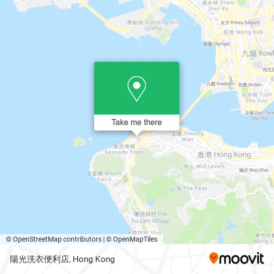 陽光洗衣便利店 map