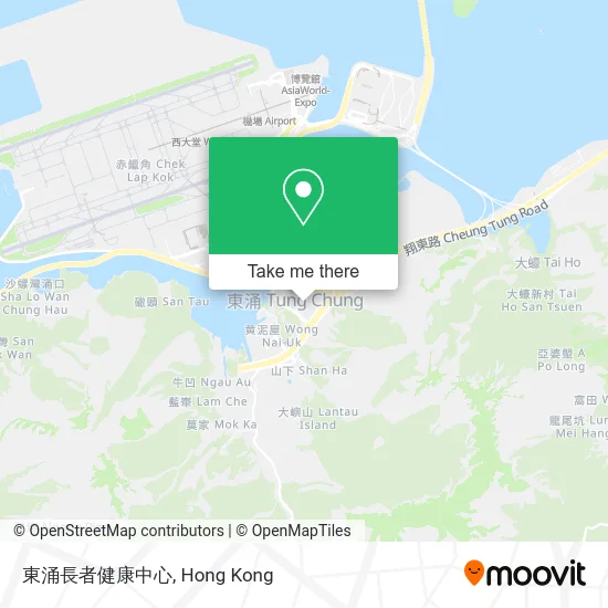 東涌長者健康中心 map