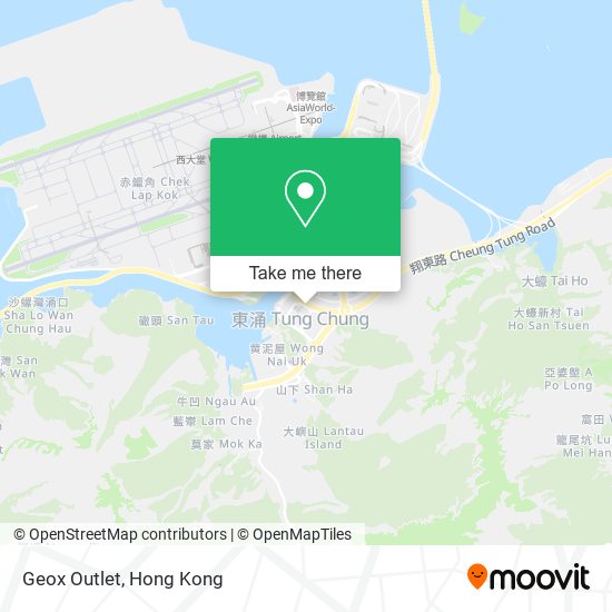 Geox Outlet map