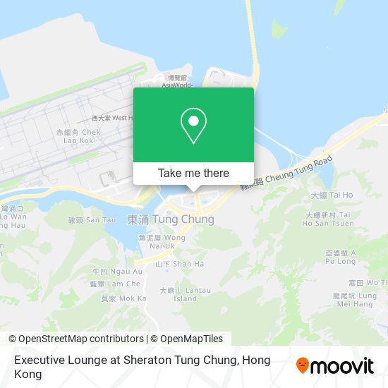 Executive Lounge at Sheraton Tung Chung map