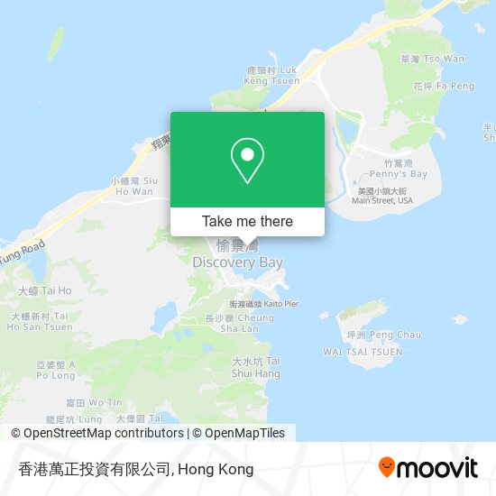 香港萬正投資有限公司 map