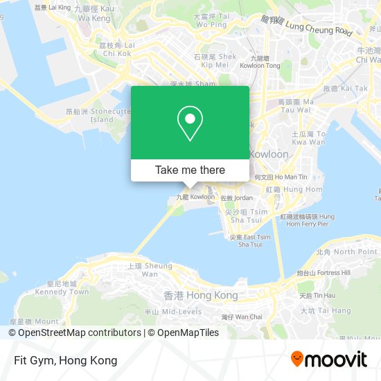 Fit Gym map