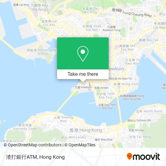 渣打銀行ATM map