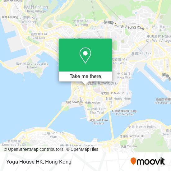 Yoga House HK地圖
