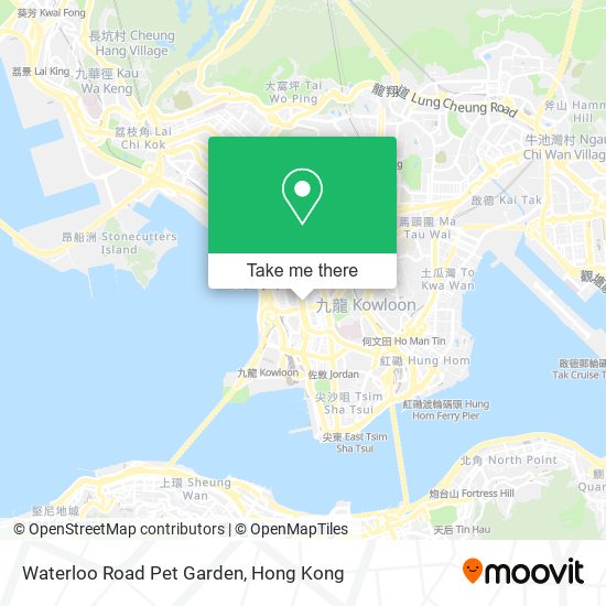 Waterloo Road Pet Garden地圖