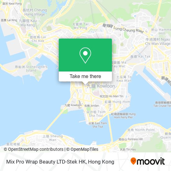 Mix Pro Wrap Beauty LTD-Stek HK map