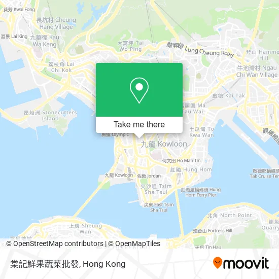 棠記鮮果蔬菜批發地圖