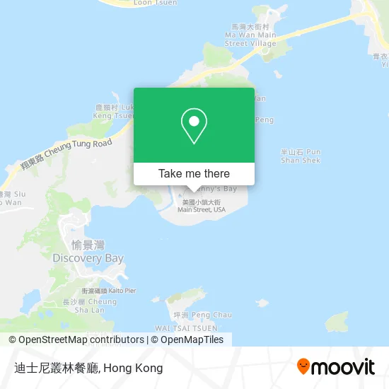 迪士尼叢林餐廳 map