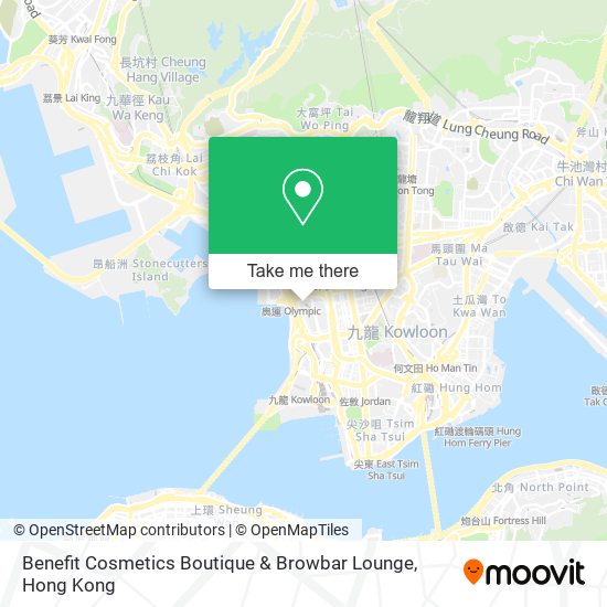 Benefit Cosmetics Boutique & Browbar Lounge map