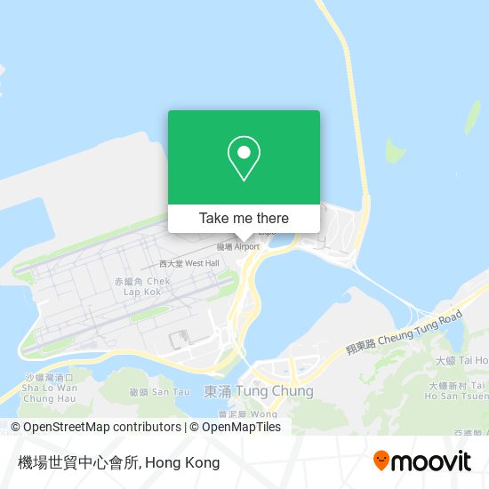 機場世貿中心會所地圖