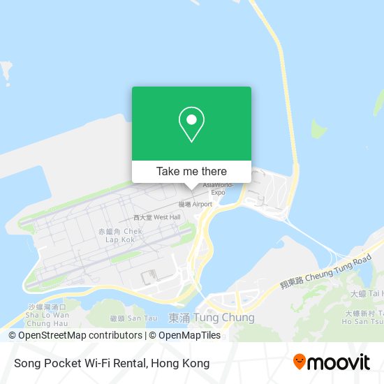 Song Pocket Wi-Fi Rental map
