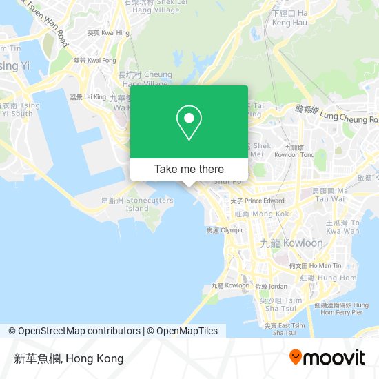 新華魚欄 map