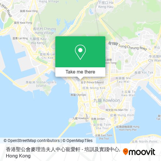 香港聖公會麥理浩夫人中心寵愛軒 - 培訓及實踐中心地圖