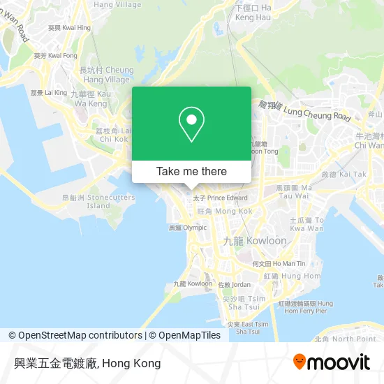 興業五金電鍍廠地圖
