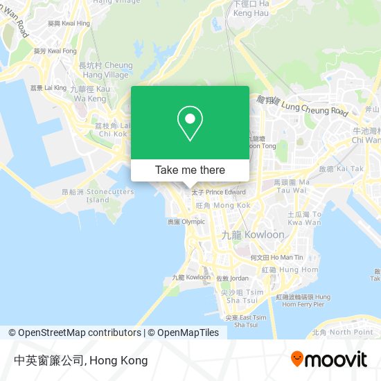 中英窗簾公司 map