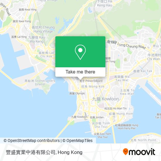 豐盛實業中港有限公司地圖