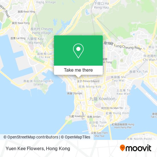 Yuen Kee Flowers map