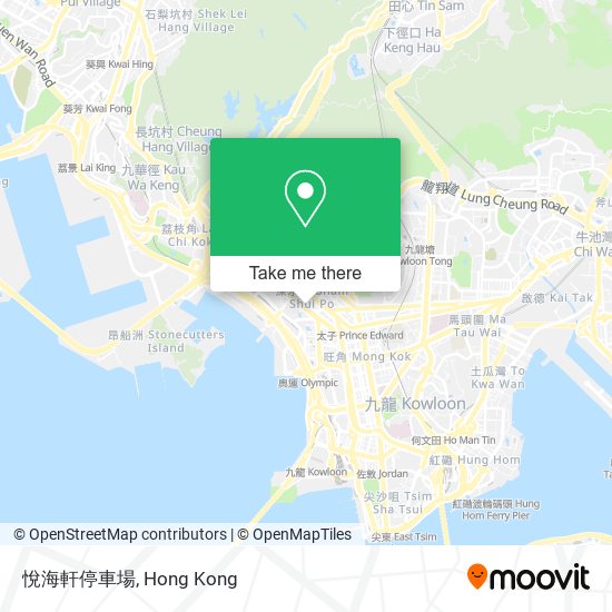 悅海軒停車場 map