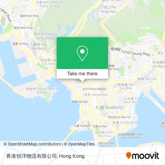 香港領洋物流有限公司地圖