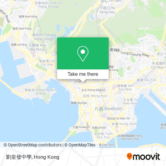 劉皇發中學 map