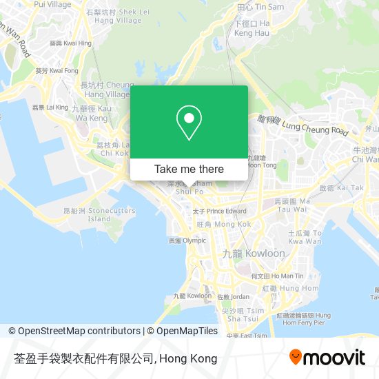 荃盈手袋製衣配件有限公司 map