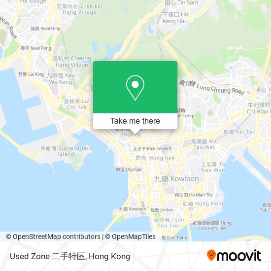 Used Zone 二手特區地圖