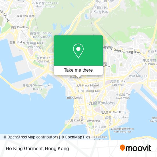 Ho King Garment map