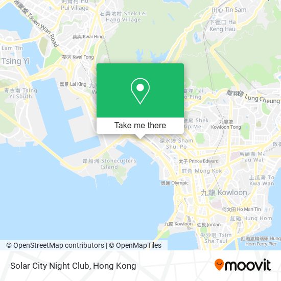 Solar City Night Club map