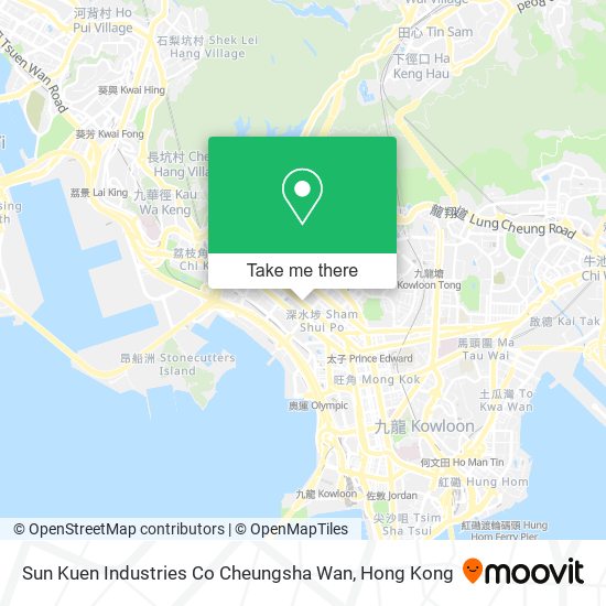 Sun Kuen Industries Co Cheungsha Wan map