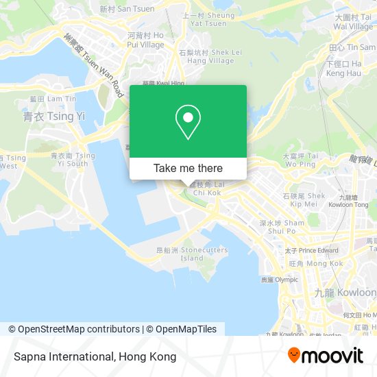 Sapna International map