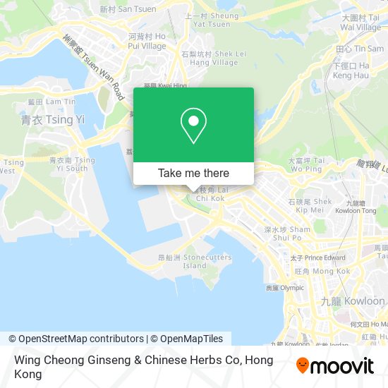 Wing Cheong Ginseng & Chinese Herbs Co地圖