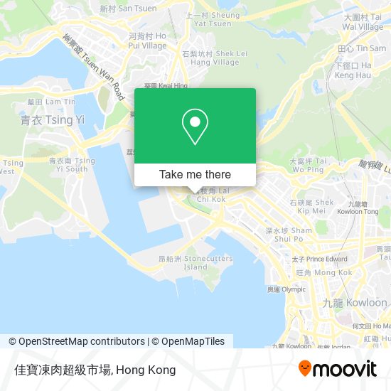 佳寶凍肉超級市場 map