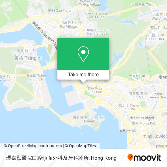 瑪嘉烈醫院口腔頜面外科及牙科診所 map