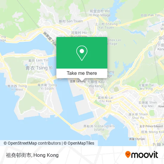 祖堯邨街市 map