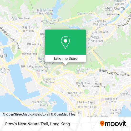 Crow's Nest Nature Trail map