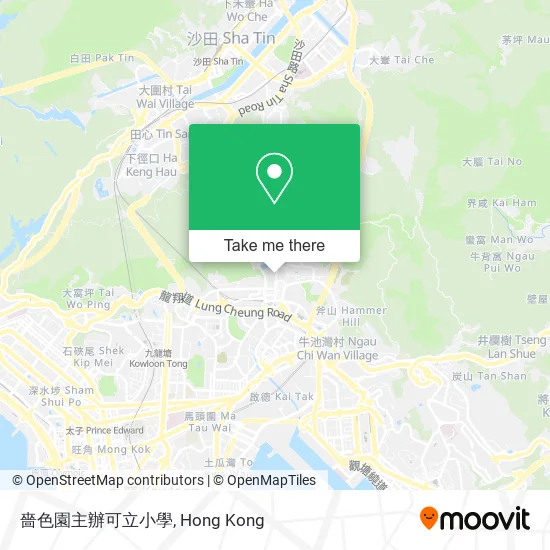 嗇色園主辦可立小學地圖