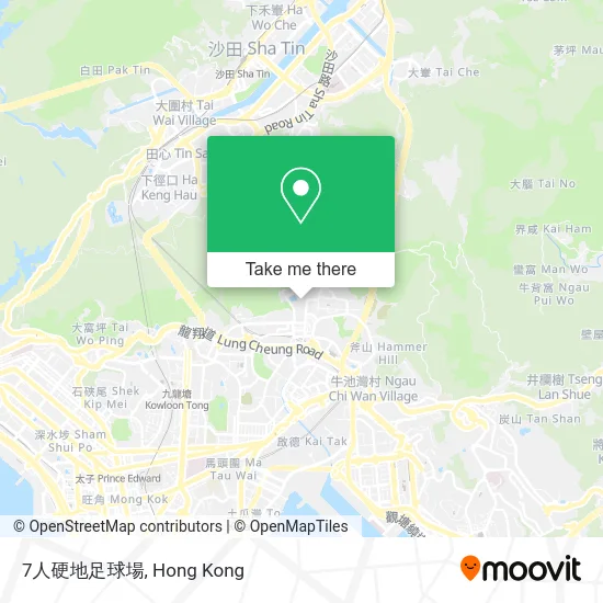 7人硬地足球場 map