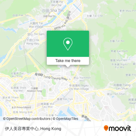 伊人美容專業中心地圖